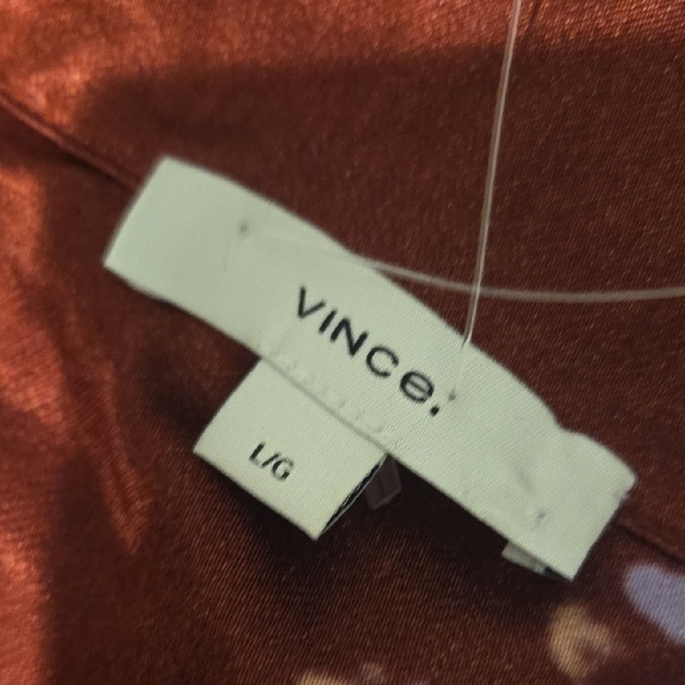 Vince Burgundy Floral Maxi Dress - Picture 9 of 16